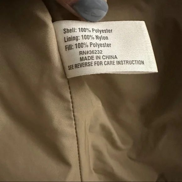 Gallery Tan Quilted Women's Jacket Size M - Picture 6 of 7